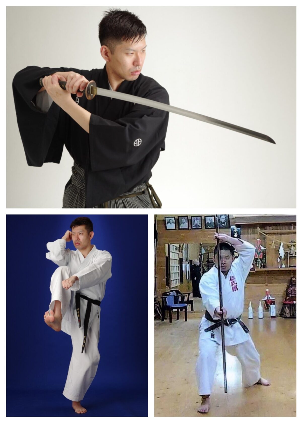 剣術(刀術)・二刀術・棒術・鎖鎌術・弓道・空手道
仲宗根　朋成